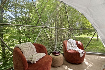 Gorgeous Dome with Breathtaking Landscape Views in North Carolina - Creston, North Carolina - glamping.directory