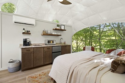 Gorgeous Dome with Breathtaking Landscape Views in North Carolina - Creston, North Carolina - glamping.directory