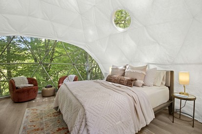 Gorgeous Dome with Breathtaking Landscape Views in North Carolina - Creston, North Carolina - glamping.directory