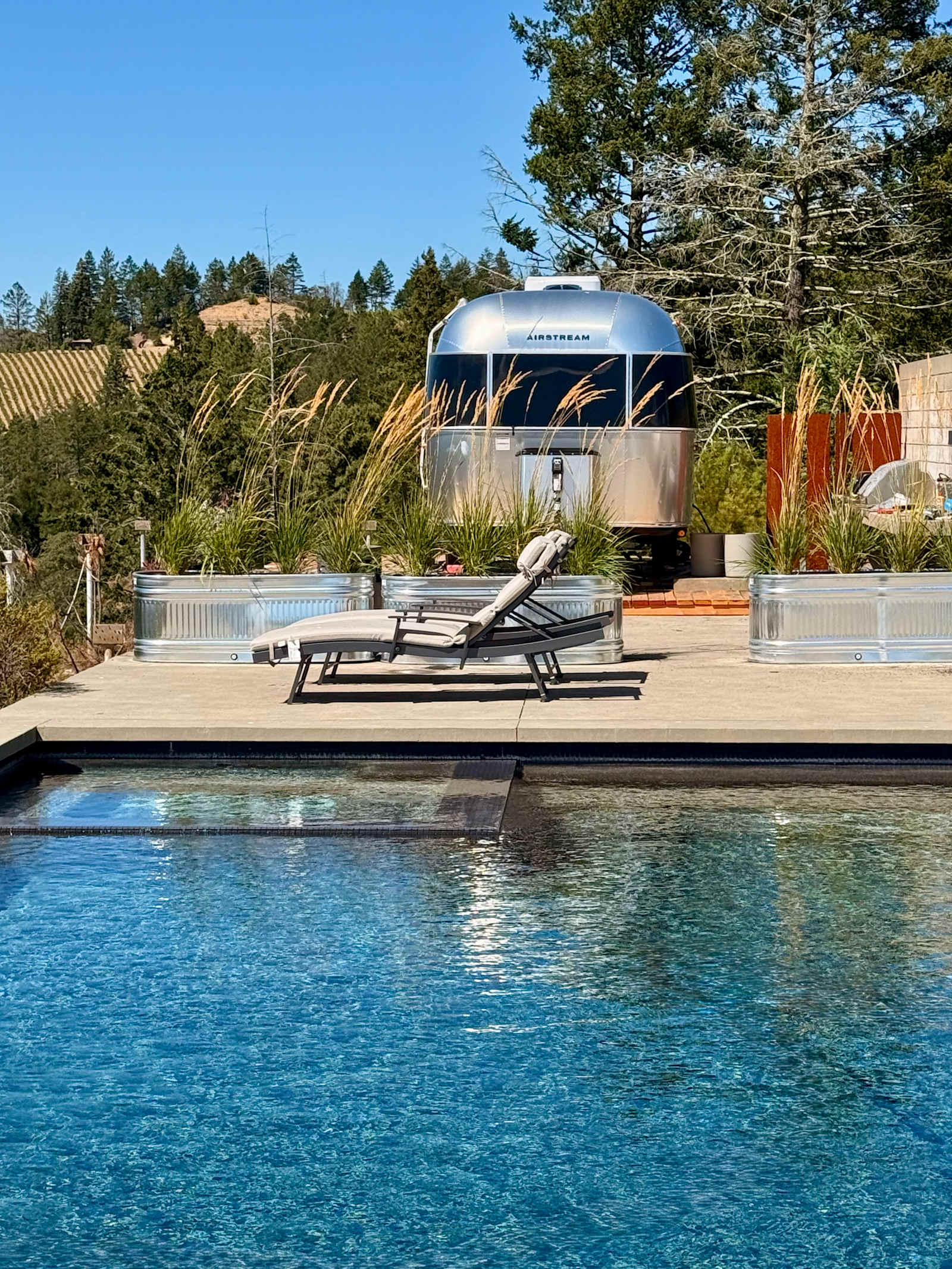 Sonoma Airstream w/ Heated Pool/Spa - Glen Ellen, California - glamping.directory