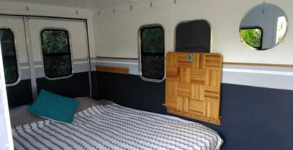 Cozy Campervan Rental on the Banks of the Elk River in Eureka, California - Eureka, California - glamping.directory