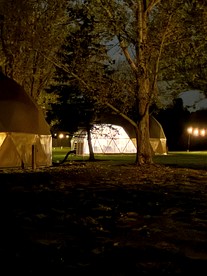 Luxurious Dome Glamping Resort with Pool & Spa near Lake Michigan in South Haven, MI - South Haven, Michigan - glamping.directory