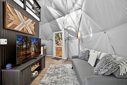 Luxe Stargazing Glamping Dome with Panoramic Views Near Lost River State Park, Wardensville WV - Wardensville, West Virginia - glamping.directory