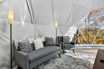Luxe Stargazing Glamping Dome with Panoramic Views Near Lost River State Park, Wardensville WV - Wardensville, West Virginia - glamping.directory