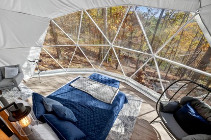 Luxe Stargazing Glamping Dome with Panoramic Views Near Lost River State Park, Wardensville WV - Wardensville, West Virginia - glamping.directory