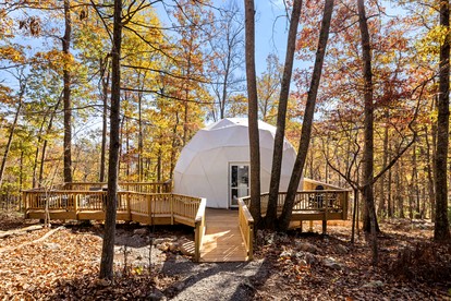 Luxe Stargazing Glamping Dome with Panoramic Views Near Lost River State Park, Wardensville WV - Wardensville, West Virginia - glamping.directory