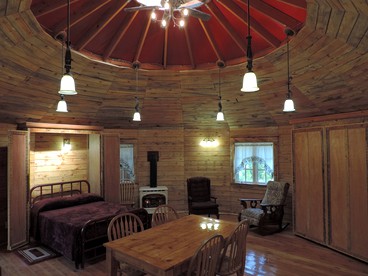 Unique Yurt Rental with a Hot Tub in White Salmon, Washington - White Salmon, Washington - glamping.directory
