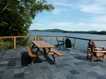 Stunning Waterfront Cabin with a Boathouse on Tupper Lake in New York - Tupper Lake, New York - glamping.directory