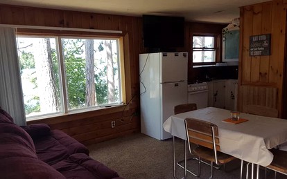 Remote Cabin Vacation Rental on Beautiful Somo Lake, Wisconsin - Tomahawk, Wisconsin - glamping.directory