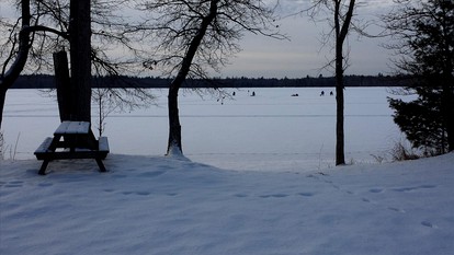 Charming Vacation Cabin with Waterfront Views on Pine Lake, Michigan - Wellston, Michigan - glamping.directory