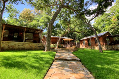Rustic Riverfront Cabins on the Guadalupe River in New Braunfels, Texas - New Braunfels, Texas - glamping.directory