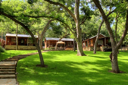 Rustic Riverfront Cabins on the Guadalupe River in New Braunfels, Texas - New Braunfels, Texas - glamping.directory