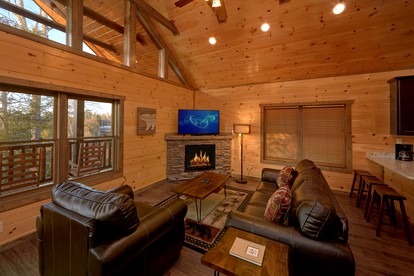 Luxury Cabin Rental with Heated Indoor Pool near Gatlinburg, TN - Gatlinburg, Tennessee - glamping.directory