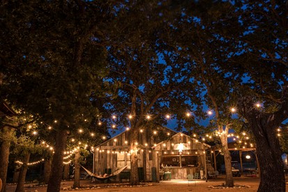 Luxury Airstream Campsite Nestled Beneath Oak Trees Outside of Austin, Texas - Round Mountain, Texas - glamping.directory