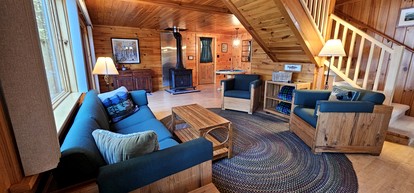 Cozy Lakefront Cabin with Private Dock & Seaplane Access on Moosehead Lake, Greenville, Maine - Greenville, Maine - glamping.directory