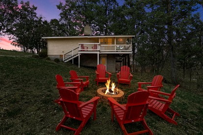 Fun and Modern Cabin with Pool Table, Hot Tub and Fire Pit for Your Perfect Getaway in Historic Harpers Ferry, WV - glamping.directory
