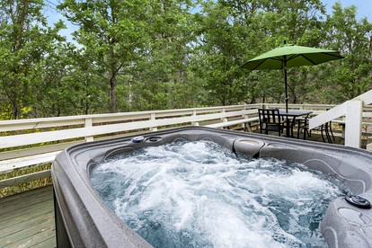 Fun and Modern Cabin with Pool Table, Hot Tub and Fire Pit for Your Perfect Getaway in Historic Harpers Ferry, WV - Harpers Ferry, West Virginia - glamping.directory