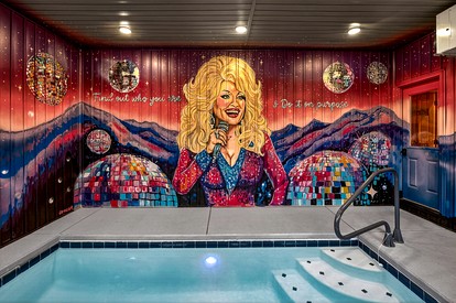 Luxurious Dolly Parton Inspired Cabin with Indoor Pool, a Private Hot Tub, and Arcade Games near Dollywood, Tennessee - glamping.directory