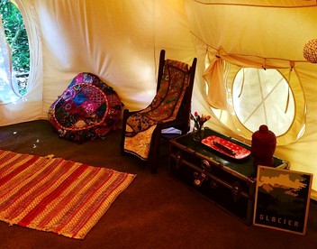 Idyllic Bell Tent Rentals for a Group Getaway near Toledo, Ohio - New Marshfield, Ohio - glamping.directory