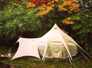 Idyllic Bell Tent Rentals for a Group Getaway near Toledo, Ohio - New Marshfield, Ohio - glamping.directory