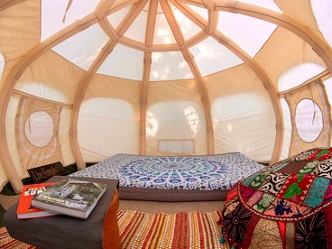 Idyllic Bell Tent Rentals for a Group Getaway near Toledo, Ohio - New Marshfield, Ohio - glamping.directory