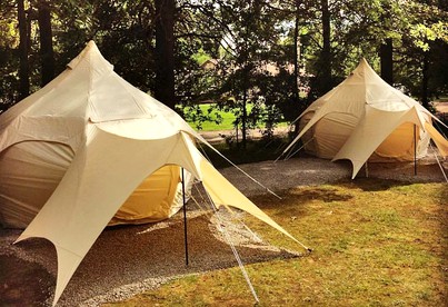 Idyllic Bell Tent Rentals for a Group Getaway near Toledo, Ohio - New Marshfield, Ohio - glamping.directory