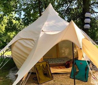 Idyllic Bell Tent Rentals for a Group Getaway near Toledo, Ohio - New Marshfield, Ohio - glamping.directory