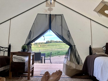 Glamping Tent Rental for Farm Stay at a Working Ranch in Carbondale near Aspen and Maroon Bells, Colorado - Carbondale, Colorado - glamping.directory