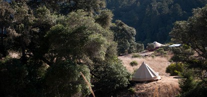 Romantic Bell Tent Rental with Breathtaking Views of Anderson Valley in Historic Boonville, California - Boonville, California - glamping.directory