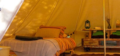 Romantic Bell Tent Rental with Breathtaking Views of Anderson Valley in Historic Boonville, California - Boonville, California - glamping.directory