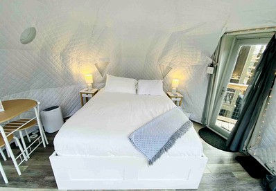 Experience Unrivaled Luxury: Exclusive Dome with Hot Tub and Unique Views in North Carolina - Todd, North Carolina - glamping.directory