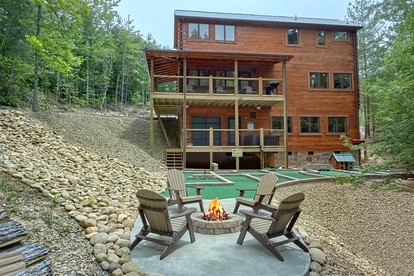 Fun-Filled Sevierville Cabin with a Pool and Mini-Golf for Family Getaways in Tennessee - glamping.directory