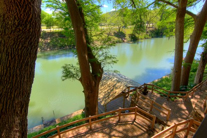 Waterfront Glamping Stay on Guadalupe River in Texas - Canyon Lake, Texas - glamping.directory