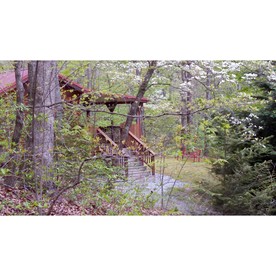 Romantic Rural Retreat with Fireplace and Private Hot Tub on 20 Acres, near Historic Hendersonville and Asheville, NC - glamping.directory
