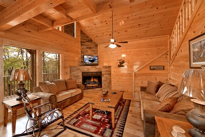Amazing Cabin Rental for a Vacation near the Great Smoky Mountains, TN - Gatlinburg, Tennessee - glamping.directory