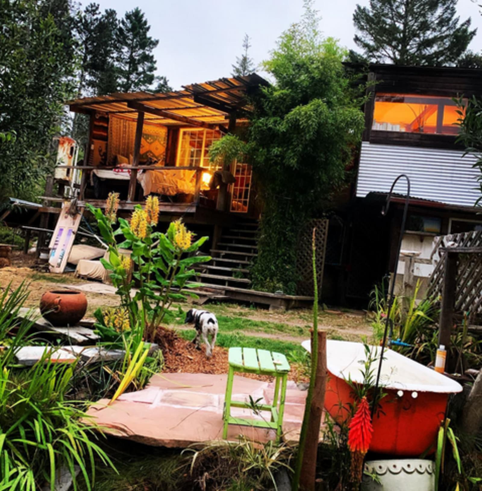 Coastal Ridge Cabin & Trailer - Elk, California - glamping.directory