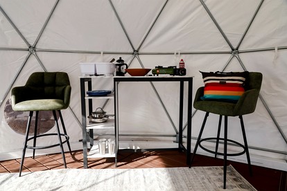 Luxurious Dome on Farm with Impressive Views at Splitrock Valley, California - Fallbrook, California - glamping.directory