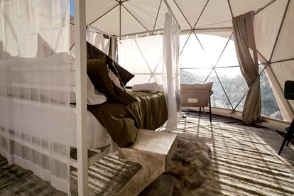 Luxurious Dome on Farm with Impressive Views at Splitrock Valley, California - Fallbrook, California - glamping.directory