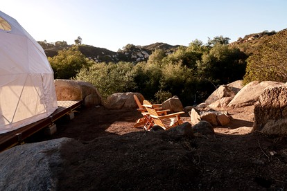 Luxurious Dome on Farm with Impressive Views at Splitrock Valley, California - Fallbrook, California - glamping.directory