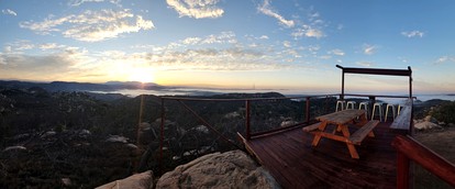 Luxurious Dome on Farm with Impressive Views at Splitrock Valley, California - Fallbrook, California - glamping.directory