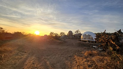 Luxurious Dome on Farm with Impressive Views at Splitrock Valley, California - Fallbrook, California - glamping.directory