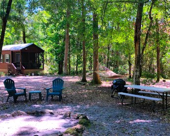 Cozy Cabin Rental on the Santa Fe River near High Springs, Florida - Fort White, Florida - glamping.directory