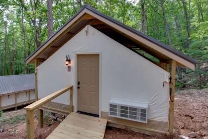 Lovely Glamping Tent with Amazing Equipped Indoor and Outdoor in Alabama - Scottsboro, Alabama - glamping.directory