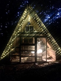 Rustic Upcycled Cabin with a Wood Stove Perfect for Central New York Camping - Sherburne, New York - glamping.directory