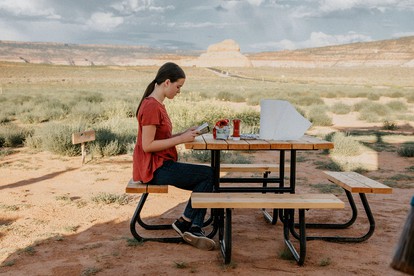 Off Grid Desert Sunset Safari Tent in Utah - Monticello, Utah - glamping.directory