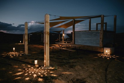 Off Grid Desert Sunset Safari Tent in Utah - Monticello, Utah - glamping.directory