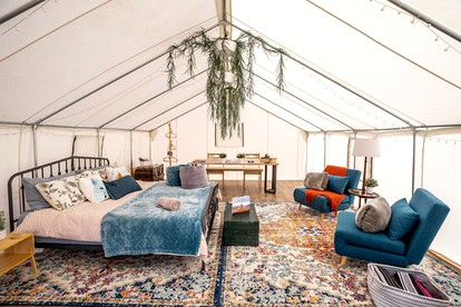Off Grid Desert Sunset Safari Tent in Utah - Monticello, Utah - glamping.directory