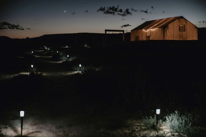 Off Grid Desert Sunset Safari Tent in Utah - Monticello, Utah - glamping.directory