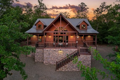 Spacious Family Cabin with Hot Tub, Fire Pit, Game Room & Private Playground near Broken Bow Lake & Beavers Bend State Park – Broken Bow, OK - glamping.directory
