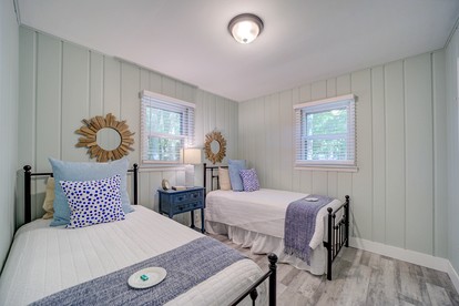 Lake Michigan Retreats in this Charming Cabin Rental with Fire-Pit - Muskegon, Michigan - glamping.directory